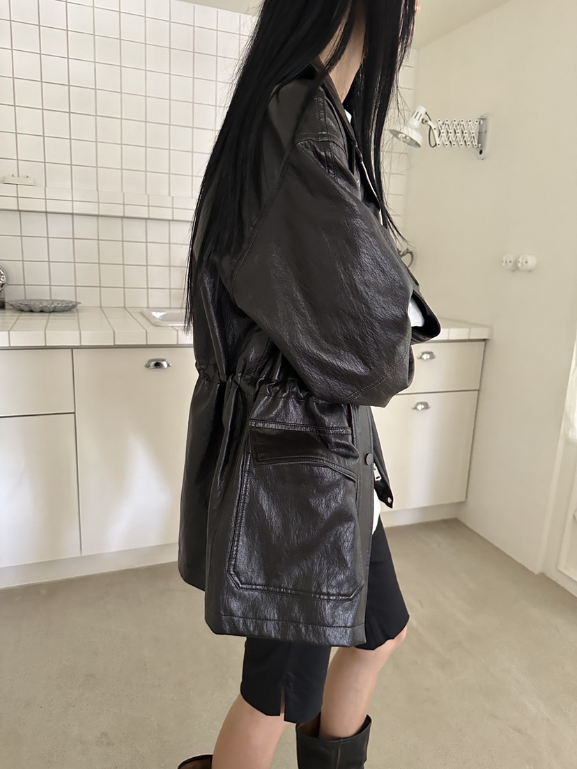 NDE東大門代購女士新品人氣休閑熱賣推薦時尚真品皮衣皮革BOHEME_NDE皮衣