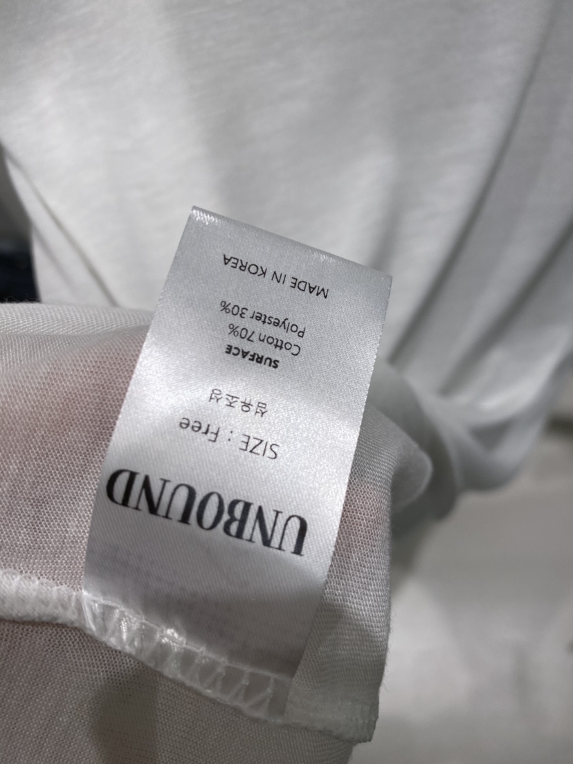 UNBOUND東大門代購女士新款真品人氣休閑時尚推薦長袖T恤UNBOUND長袖T恤