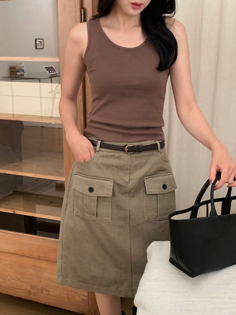 BLEECKER東大門代購女士新款真品熱賣休閑吊帶背心柔軟無袖BLEECKER吊帶/背心