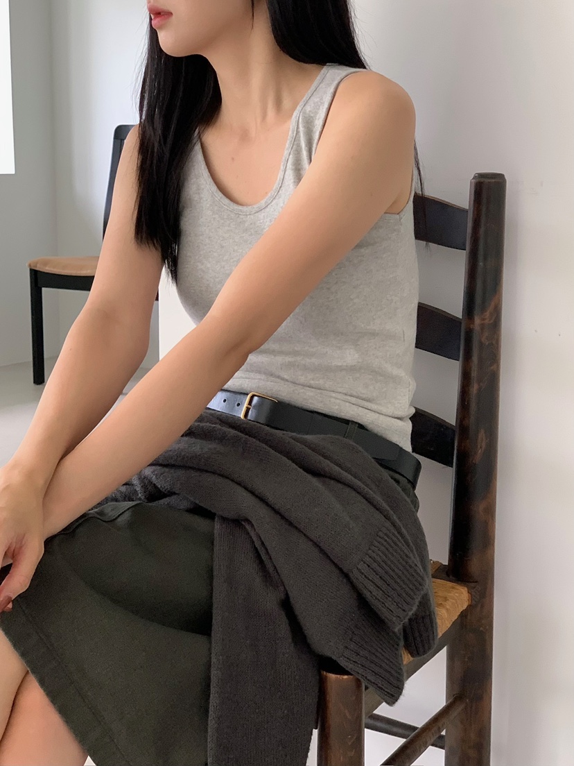 BLEECKER東大門代購女士新款真品熱賣休閑吊帶背心柔軟無袖BLEECKER吊帶/背心