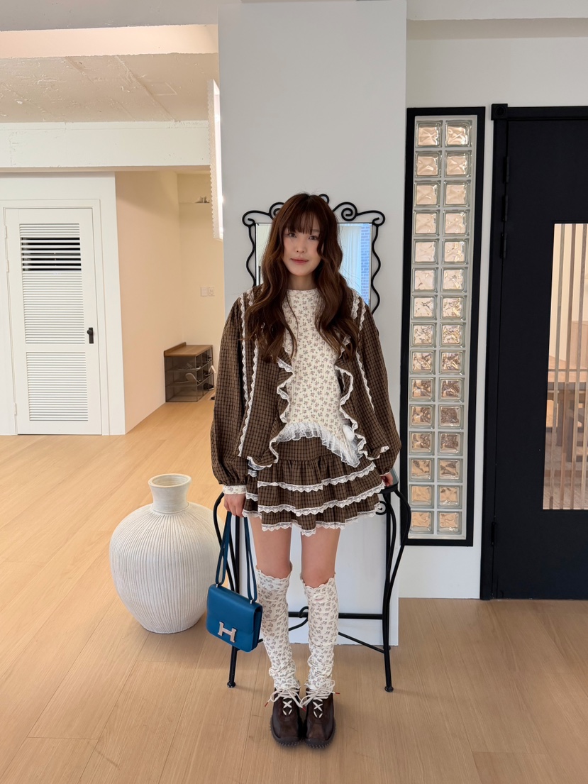 BOUTIQUE-L韓國直郵女士新品推薦熱賣人氣休閑時尚真品短裙BOUTIQUE-L短裙