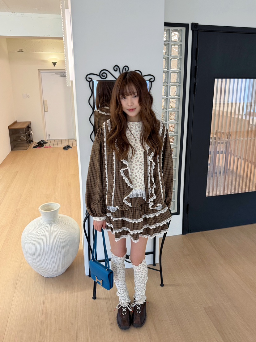 BOUTIQUE-L韓國直郵女士新品推薦熱賣人氣休閑時尚真品短裙BOUTIQUE-L短裙
