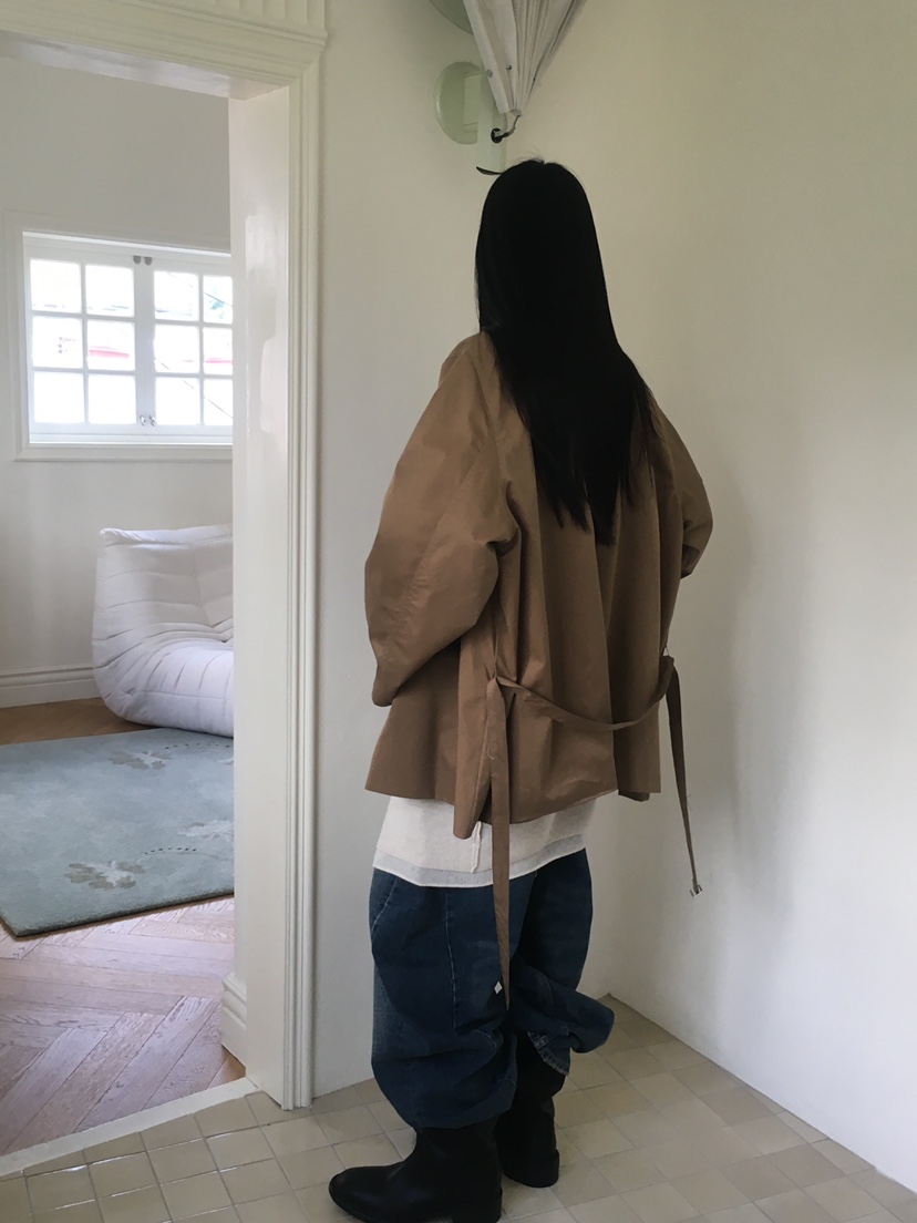 KARE/WEREPIECE東大門實拍女士新品休閑時尚熱賣夾克含腰帶KARE/WEREPIECE夾克
