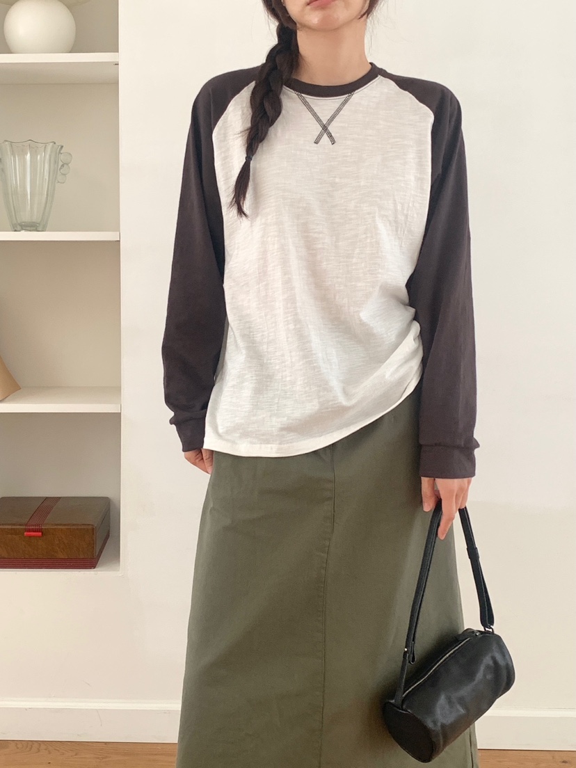 WOOD東大門代購女裝新品時尚熱賣人氣推薦真品休閑長袖T恤WOOD-2件起長袖T恤