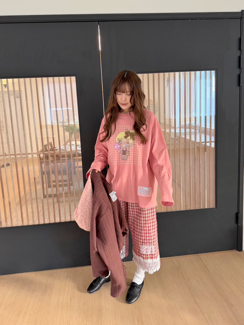 BOUTIQUE-L東大門實拍女裝新款推薦時尚人氣熱賣長袖T恤BOUTIQUE-L長袖T恤