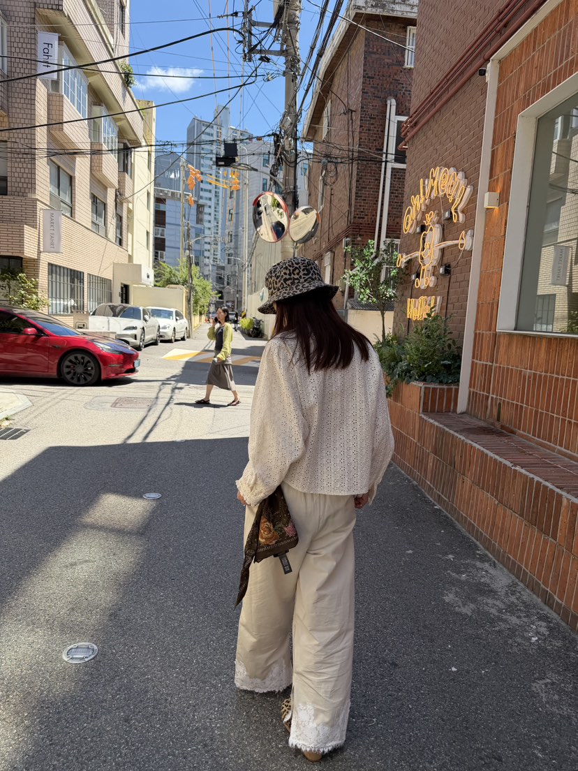 FRANC—L東大門直郵女裝新款時尚真品人氣休閑襯衫蕾絲衫FRANC襯衫/蕾絲衫