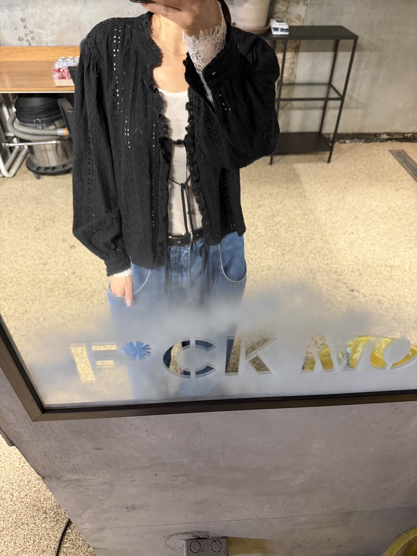 FRANC—L東大門直郵女裝新款時尚真品人氣休閑襯衫蕾絲衫FRANC襯衫/蕾絲衫
