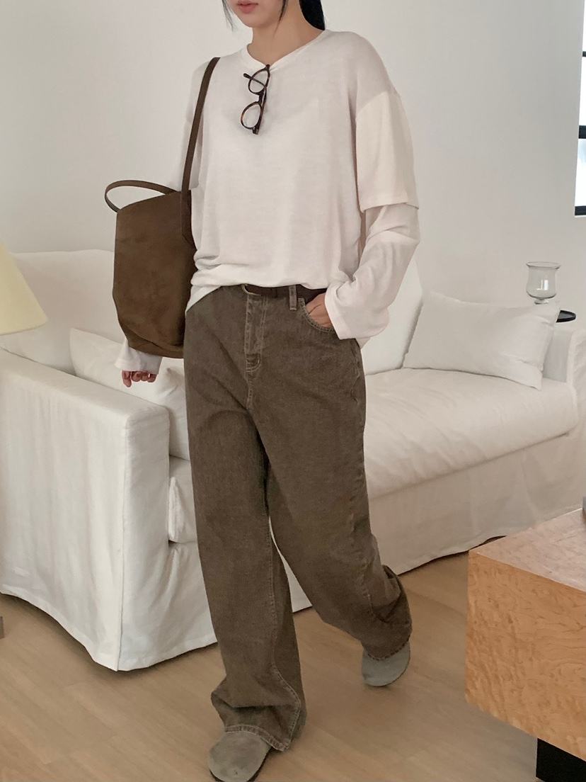 BLEECKER韓國代購女裝新品真品時尚人氣休閑推薦熱賣長袖T恤BLEECKER長袖T恤
