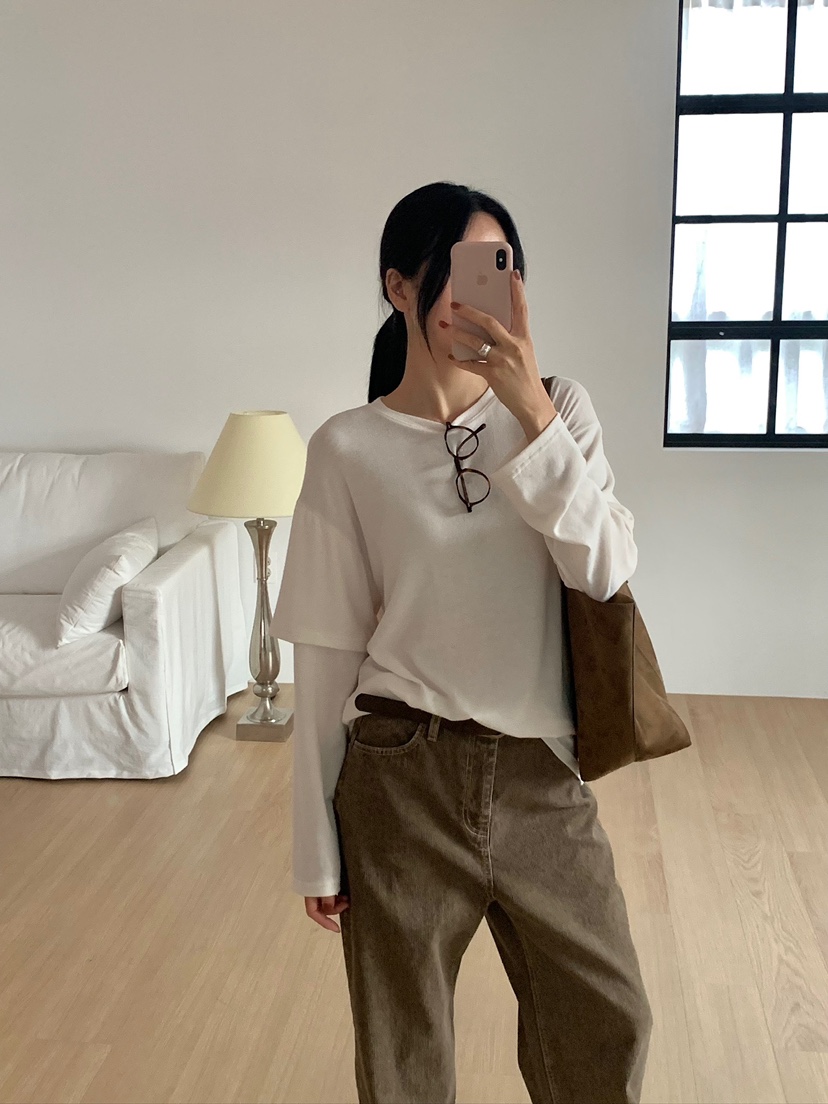 BLEECKER韓國代購女裝新品真品時尚人氣休閑推薦熱賣長袖T恤BLEECKER長袖T恤