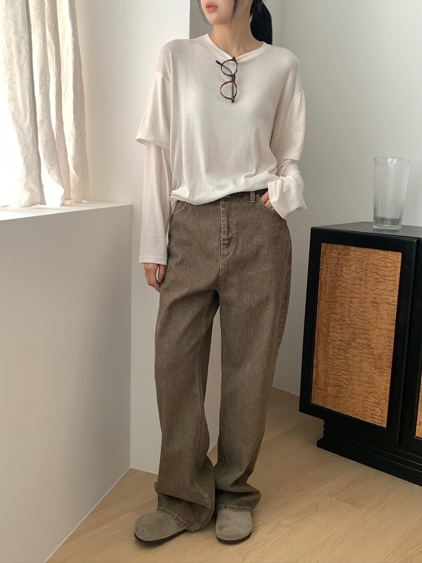 BLEECKER韓國代購女裝新品真品時尚人氣休閑推薦熱賣長袖T恤BLEECKER長袖T恤
