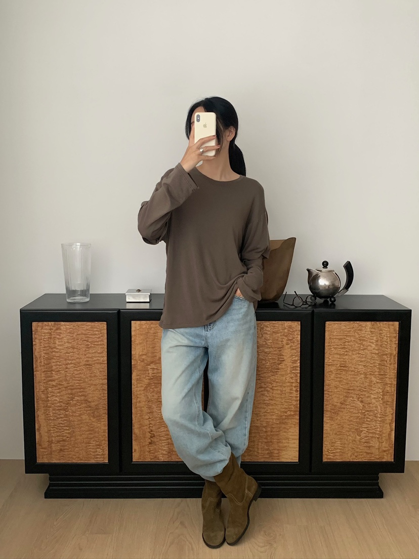 BLEECKER韓國代購女裝新品真品時尚人氣休閑推薦熱賣長袖T恤BLEECKER長袖T恤