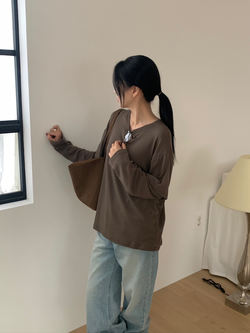 BLEECKER韓國代購女裝新品真品時尚人氣休閑推薦熱賣長袖T恤BLEECKER長袖T恤