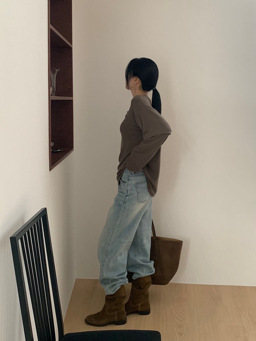 BLEECKER韓國代購女裝新品真品時尚人氣休閑推薦熱賣長袖T恤BLEECKER長袖T恤