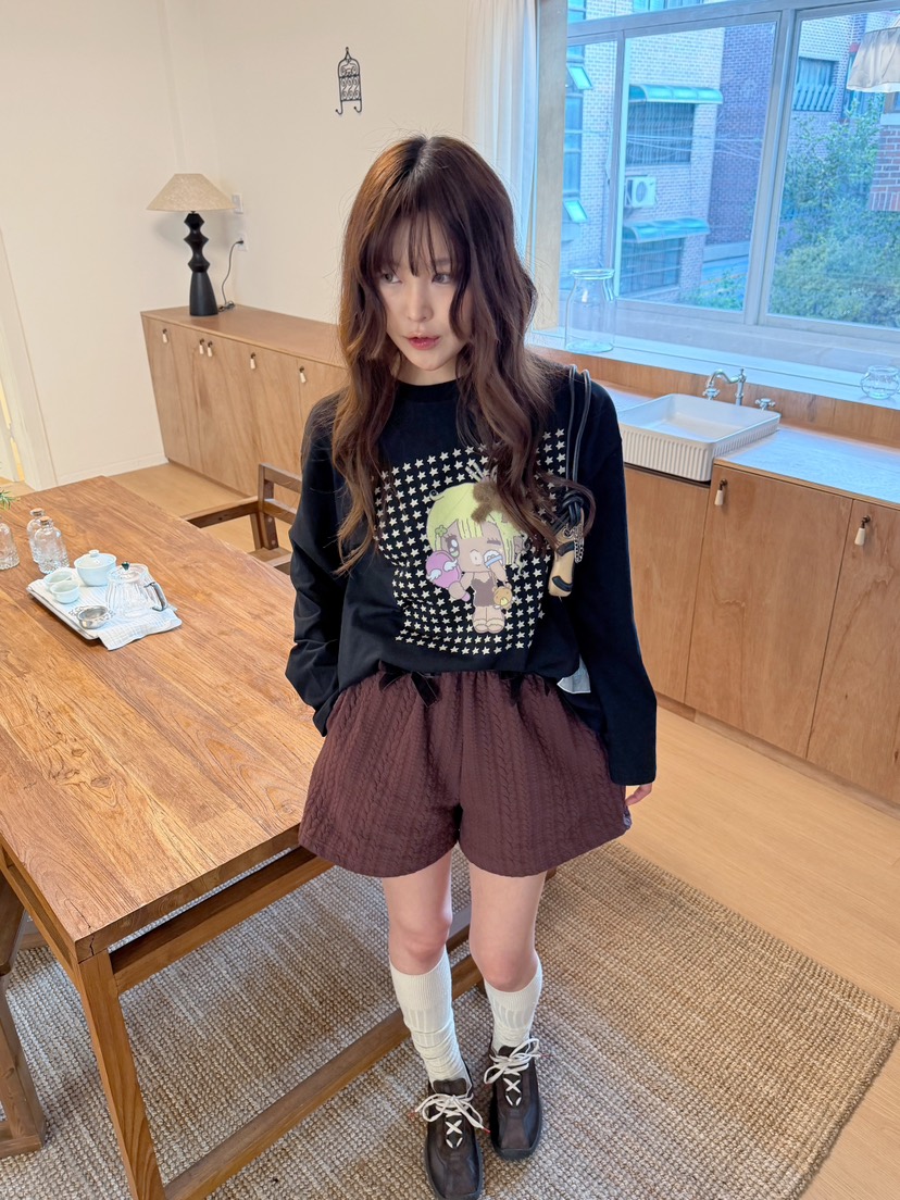 BOUTIQUE-L韓國直郵女裝新品真品時尚人氣休閑熱賣推薦短褲BOUTIQUE-L短褲
