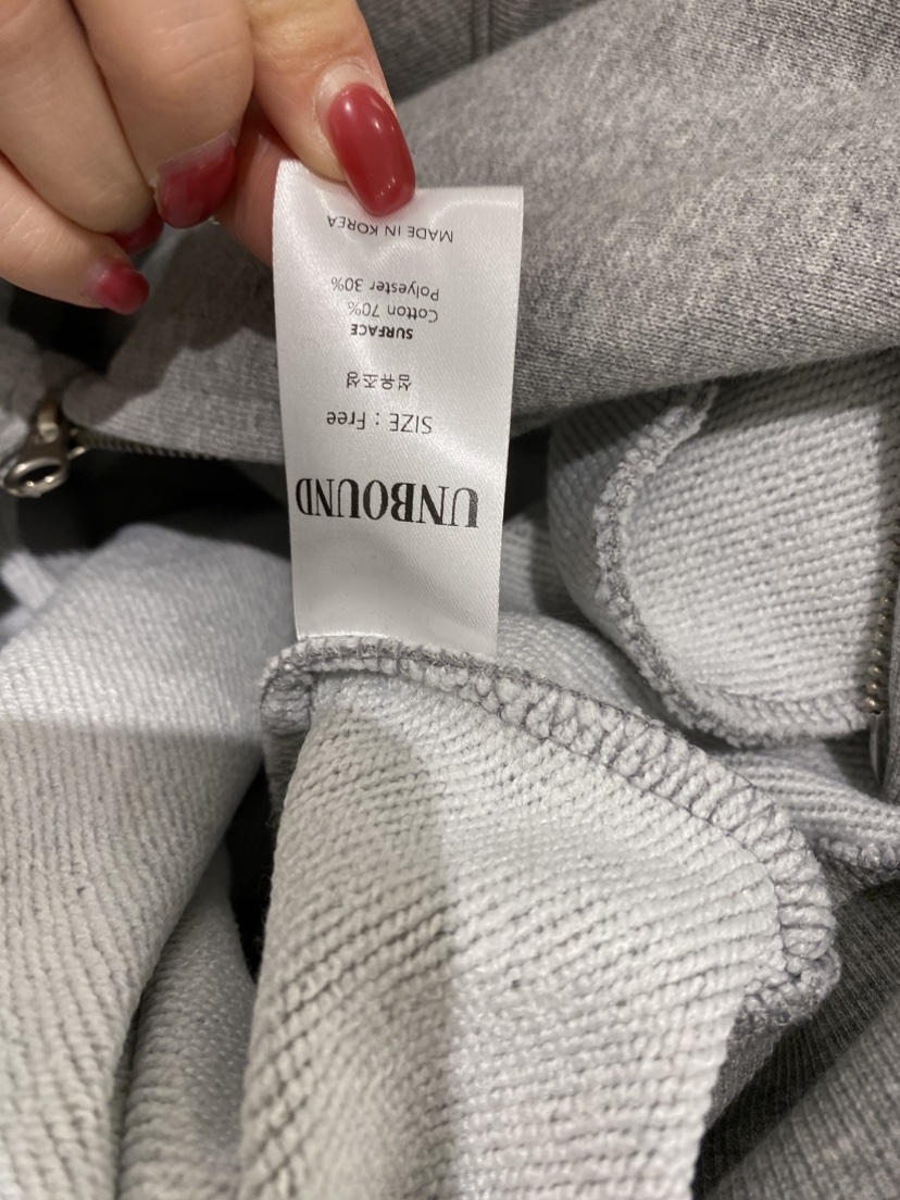 UNBOUND東大門實拍女士新款推薦熱賣人氣時尚真品休閑衛衣UNBOUND衛衣