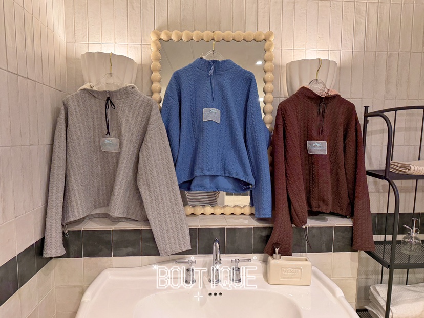 BOUTIQUE-L東大門代購女士新款人氣真品熱賣推薦休閑衛衣BOUTIQUE-L衛衣