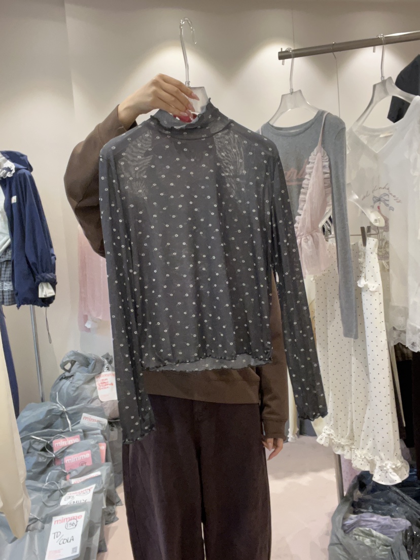 MIMME/LOOKK東大門代購女士新品人氣時尚休閑襯衫蕾絲衫MIMME/LOOKK襯衫/蕾絲衫圖色1黑色