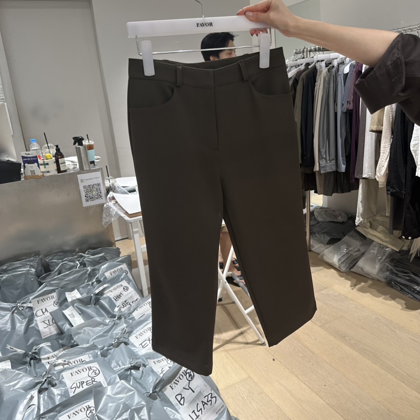 FAVOR-P東大門實拍女士新品真品時尚推薦人氣熱賣休閑短褲FAVOR-P短褲圖色2棕色