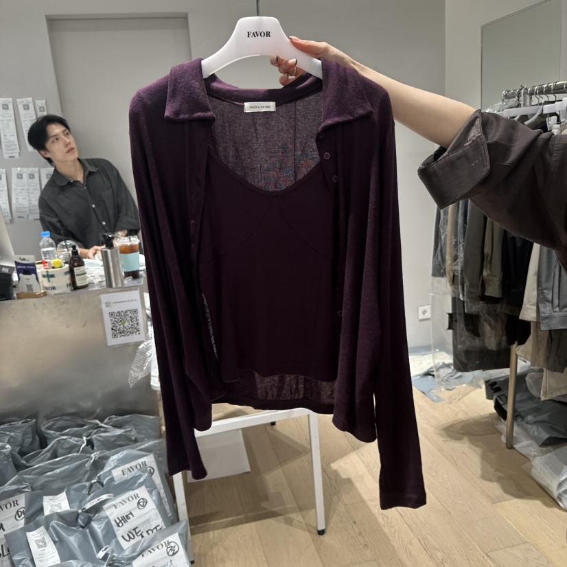 FAVOR-P韓國代購女士新品休閑時尚真品熱賣推薦人氣套裝FAVOR-P套裝圖色2