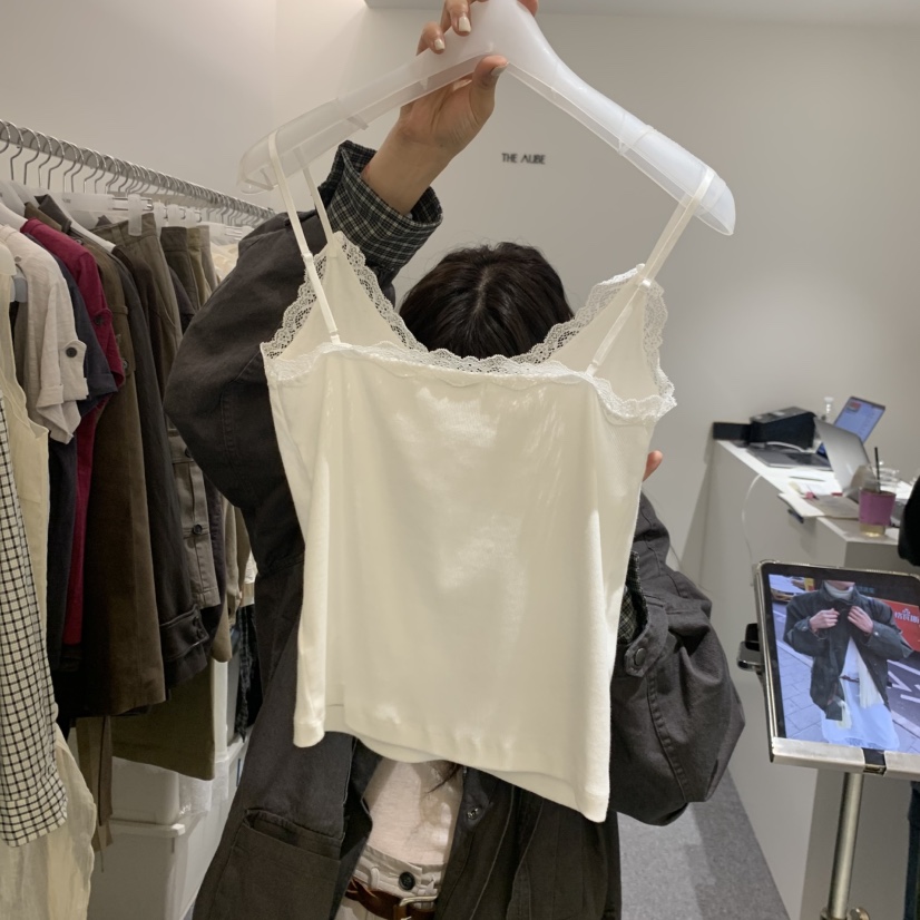 AUBE東大門代購女士新款真品人氣熱賣休閑推薦時尚吊帶背心THE AUBE吊帶/背心