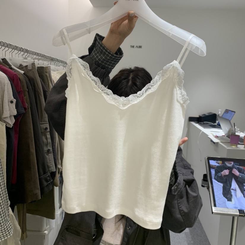 AUBE東大門代購女士新款真品人氣熱賣休閑推薦時尚吊帶背心THE AUBE吊帶/背心圖色1