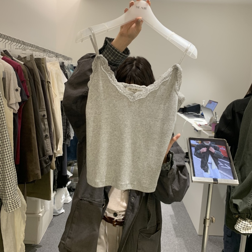 AUBE東大門代購女士新款真品人氣熱賣休閑推薦時尚吊帶背心THE AUBE吊帶/背心圖色2