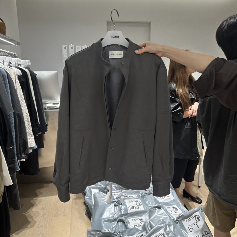 FAVOR-P東大門實拍女士新品真品休閑熱賣人氣推薦時尚夾克FAVOR-P夾克圖色2灰色