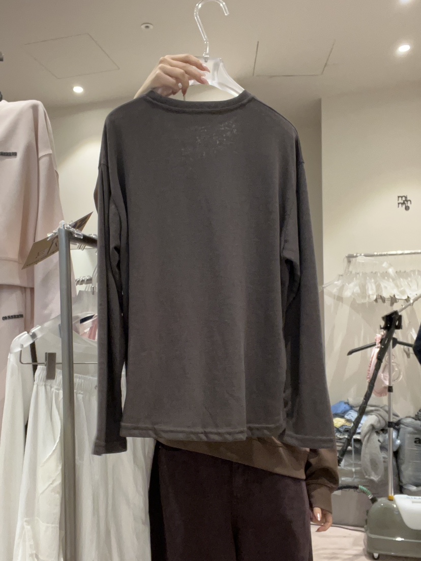 MIMME/LOOKK東大門代購女士新品真品休閑熱賣長袖T恤絲帶MIMME/LOOKK長袖T恤