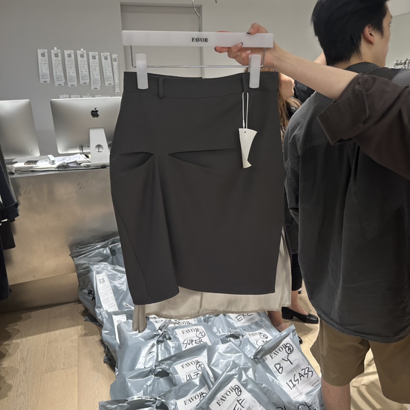 FAVOR-P東大門代購女裝新品休閑人氣推薦時尚半身裙中短裙FAVOR-P半身裙/中短裙圖色2
