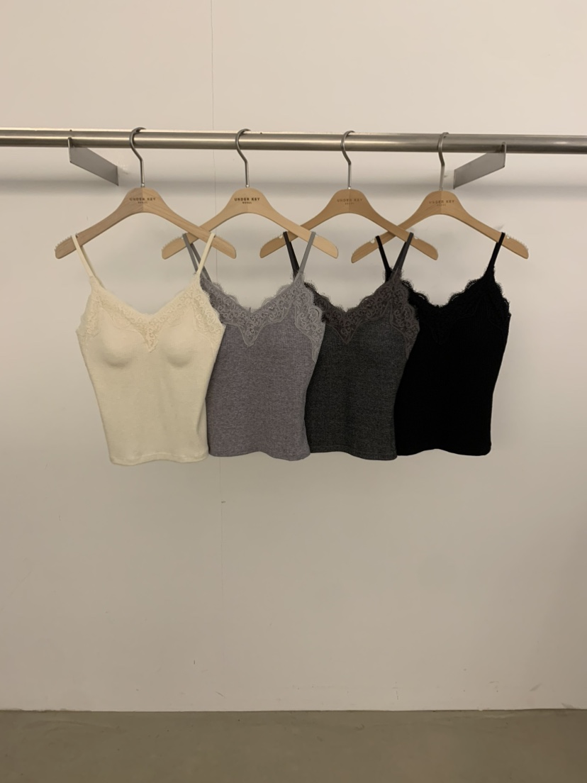 UNDER KEY韓國直郵女裝新品真品人氣時尚休閑吊帶背心無袖UNDER KEY吊帶/背心