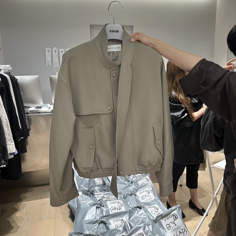 FAVOR-P韓國代購女裝新品真品人氣熱賣推薦休閑時尚夾克FAVOR-P夾克圖色1
