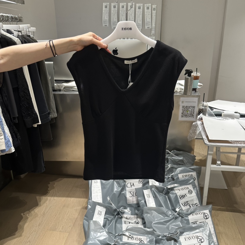 FAVOR-P東大門代購女裝新款人氣推薦休閑真品時尚吊帶背心FAVOR-P吊帶/背心圖色2黑色