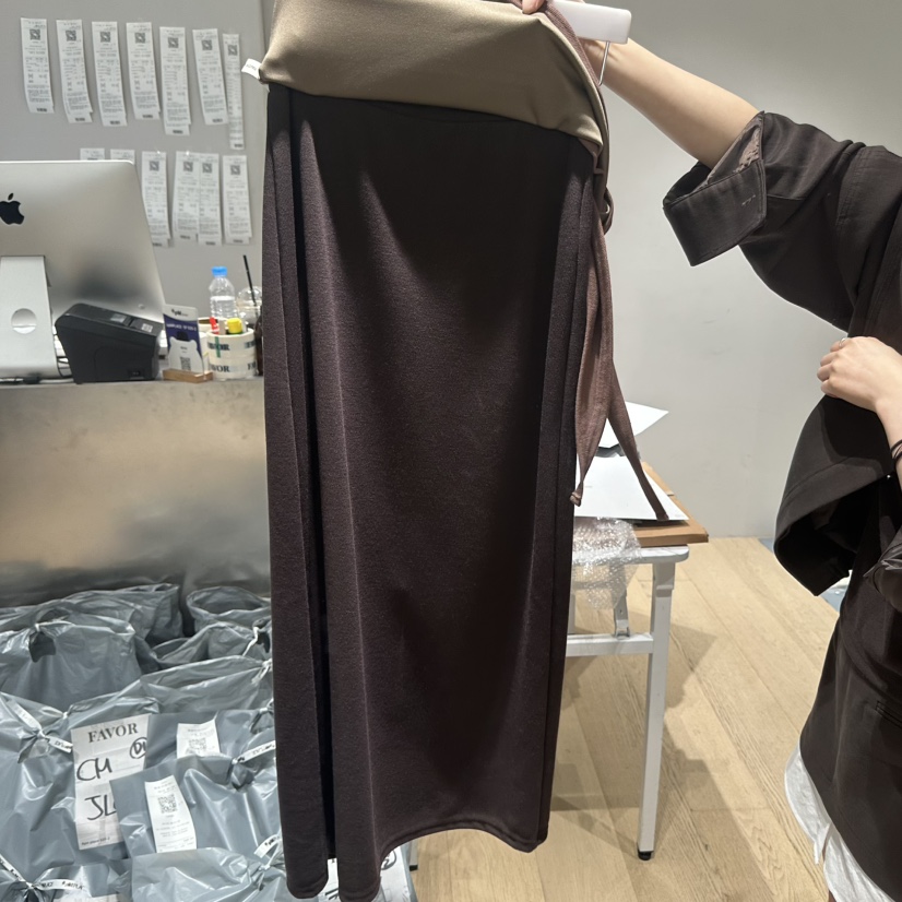 FAVOR-P東大門實拍女裝新品人氣真品熱賣休閑時尚推薦長裙FAVOR-P長裙圖色3棕色