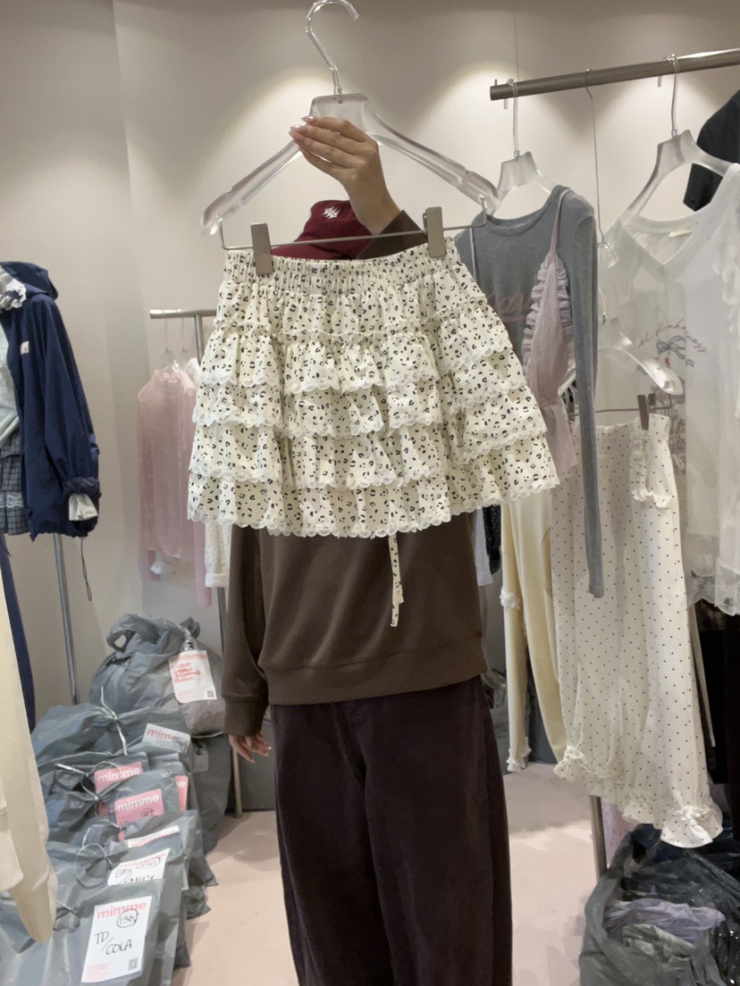 MIMME/LOOKK東大門實拍女裝新品真品熱賣人氣休閑短裙豹紋MIMME/LOOKK短裙