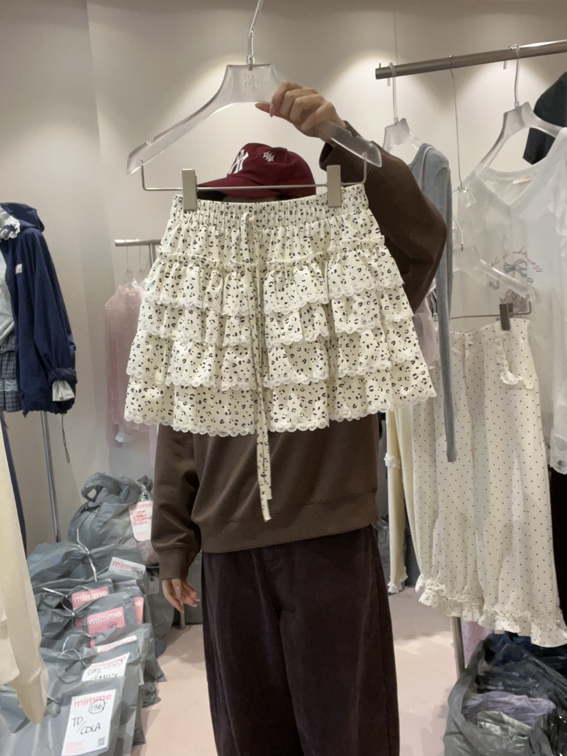 MIMME/LOOKK東大門實拍女裝新品真品熱賣人氣休閑短裙豹紋MIMME/LOOKK短裙圖色1