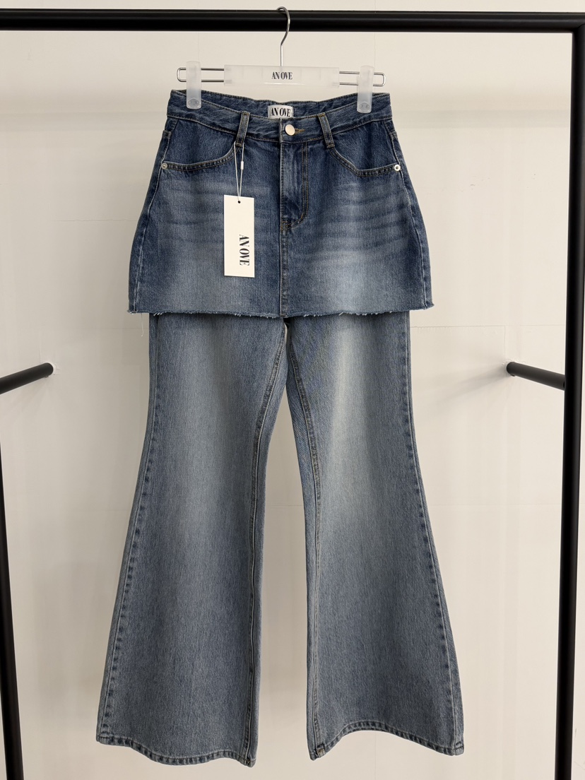 ANOVE東大門代購女士新品時尚人氣熱賣推薦真品休閑裙褲ANOVE裙褲圖色1