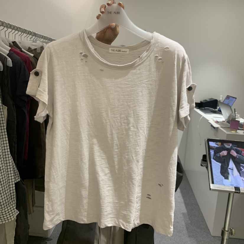 AUBE東大門直郵女裝新品人氣熱賣推薦休閑時尚真品T恤THE AUBET恤圖色1