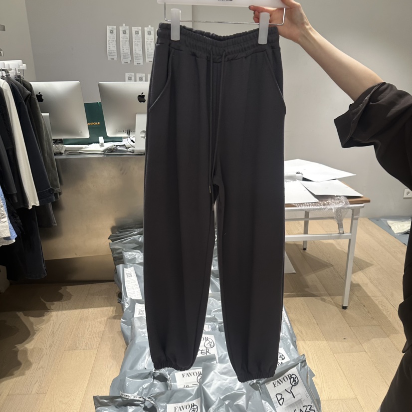 FAVOR-P韓國代購女裝新款時尚推薦休閑人氣熱賣真品休閑褲FAVOR-P休閑褲圖色3霧霾藍