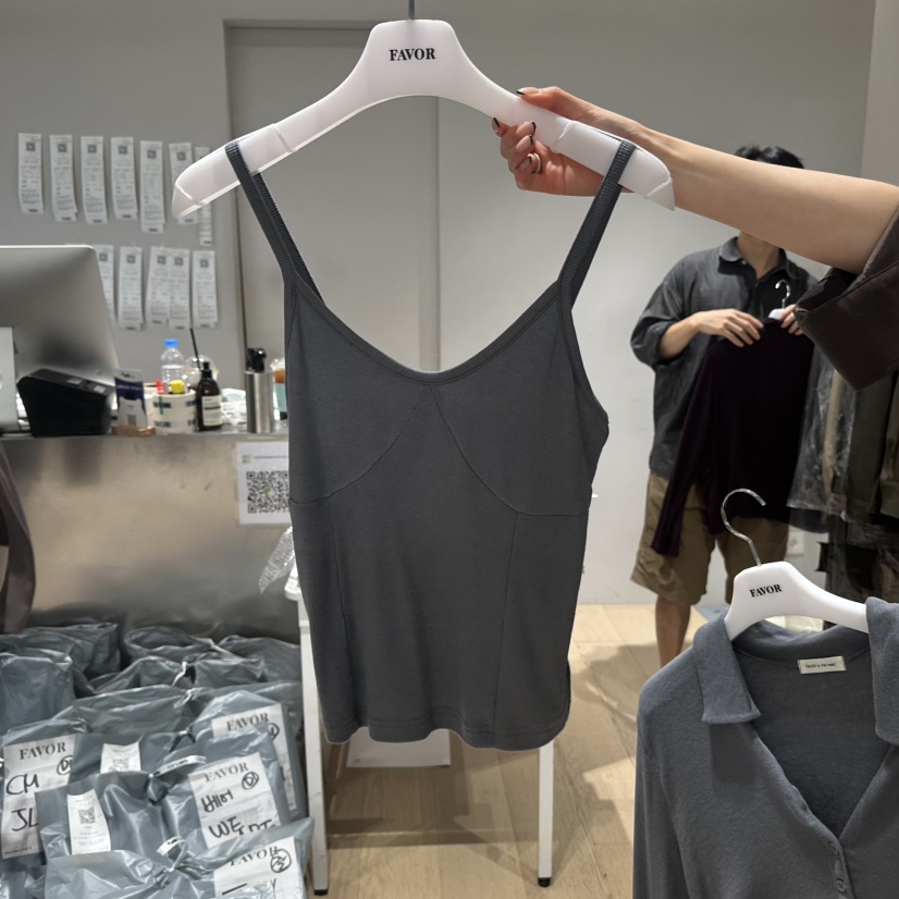 FAVOR-P東大門代購女士新品休閑真品時尚熱賣推薦吊帶背心FAVOR-P吊帶/背心圖色3墨色