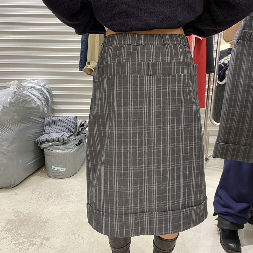 BRICKLANE東大門實拍女士新款時尚熱賣推薦半身裙中短裙腰帶BRICKLANE半身裙/中短裙