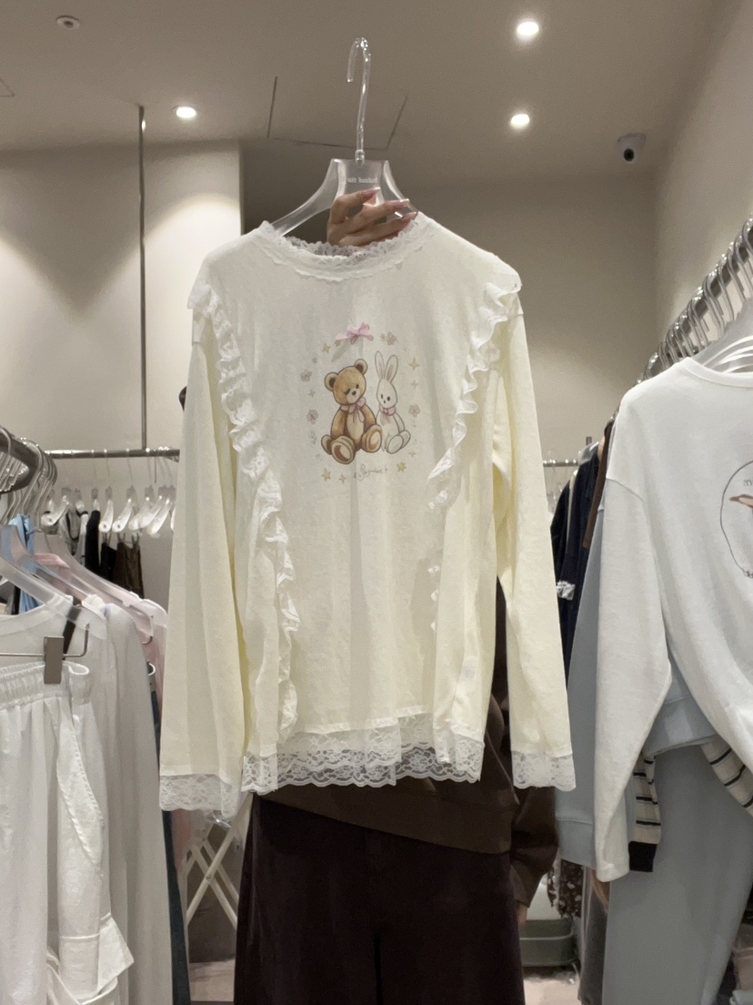 MIMME/LOOKK東大門代購女士新品時尚熱賣休閑人氣長袖T恤MIMME/LOOKK長袖T恤圖色1