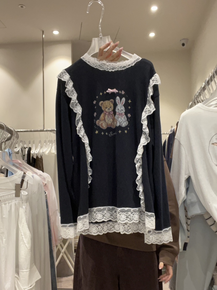 MIMME/LOOKK東大門代購女士新品時尚熱賣休閑人氣長袖T恤MIMME/LOOKK長袖T恤圖色2