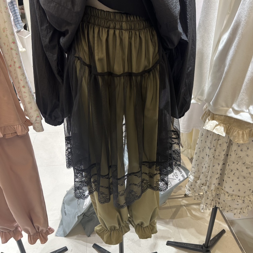 MINI UNNI韓國代購女士新品時尚熱賣人氣休閑裙褲假兩件MINI UNNI裙褲圖色3