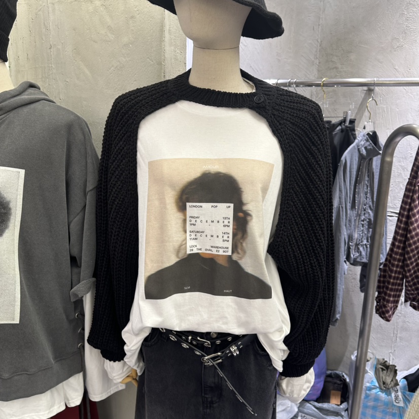 AMOUR韓國直郵女士新款休閑推薦真品時尚人氣針織衫不含內搭AMOUR針織衫圖色3