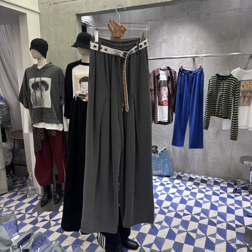 AMOUR東大門代購女裝新款休閑真品熱賣時尚休閑褲不含腰帶AMOUR休閑褲圖色1