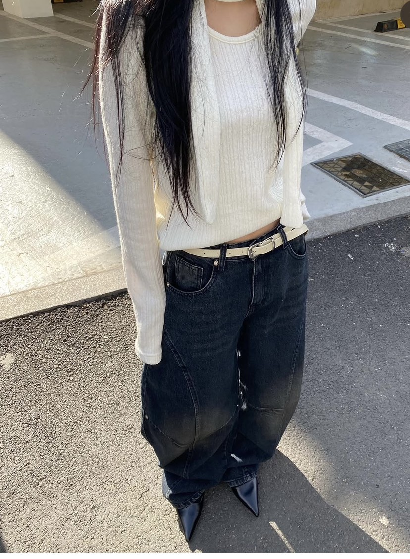 URBANE-P東大門代購女士新品推薦休閑人氣真品熱賣牛仔褲URBANE-P牛仔褲