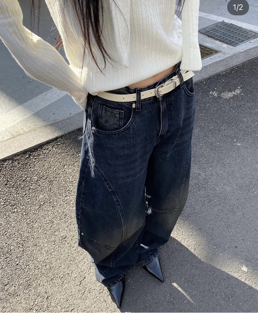 URBANE-P東大門代購女士新品推薦休閑人氣真品熱賣牛仔褲URBANE-P牛仔褲