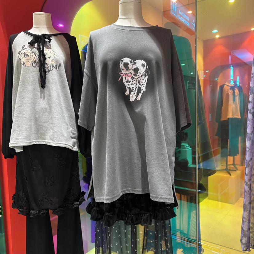 MINI UNNI韓國直郵女士新品休閑時尚推薦人氣熱賣真品T恤MINI UNNIT恤圖色1