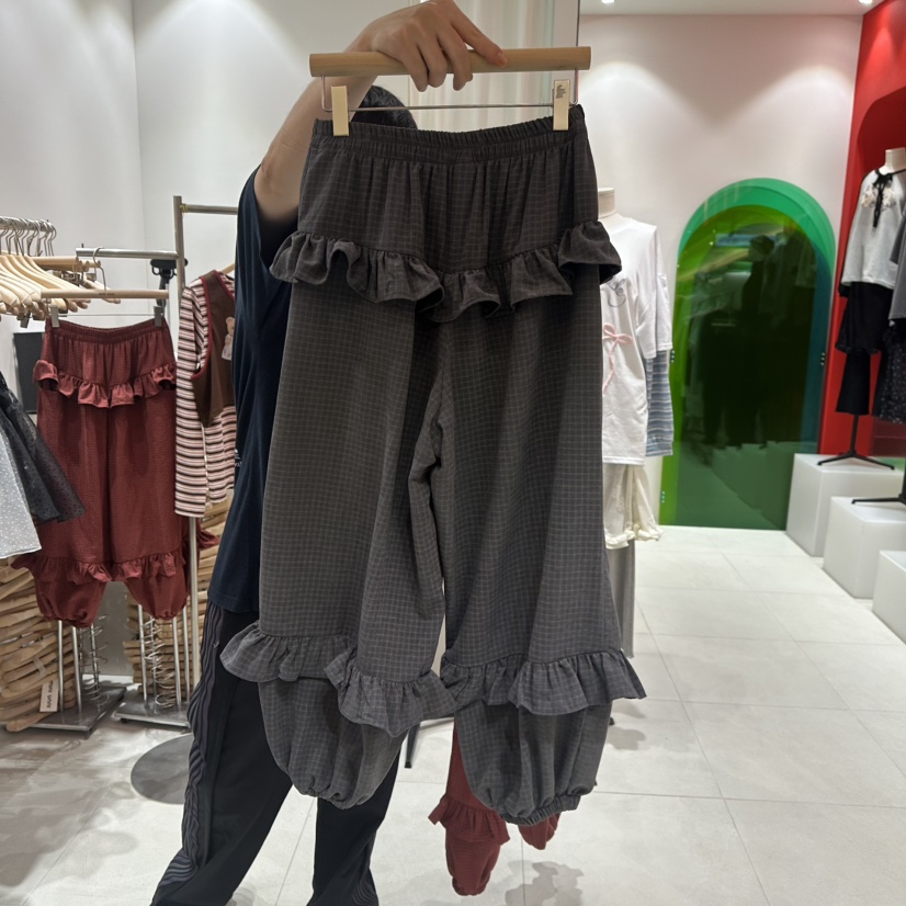MINI UNNI韓國直郵女裝新款時尚休閑真品熱賣推薦休閑褲MINI UNNI休閑褲