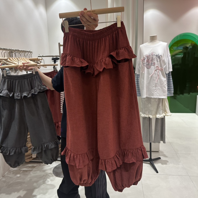 MINI UNNI韓國直郵女裝新款時尚休閑真品熱賣推薦休閑褲MINI UNNI休閑褲圖色3